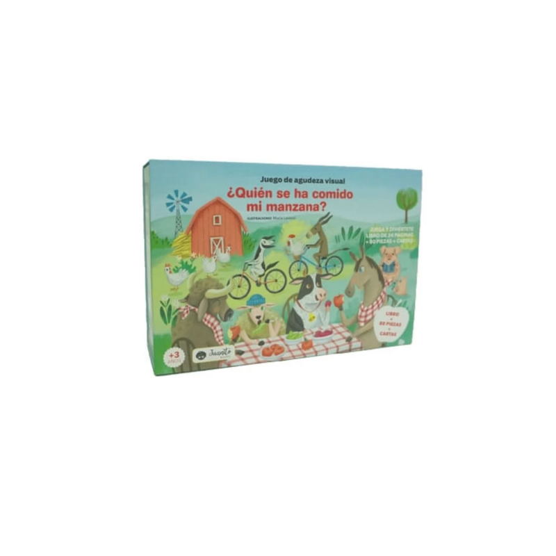 LIBRO PUZZLE QUIEN SE HA COMIDO MI MANZANA