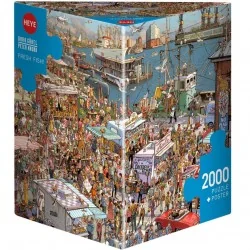 Puzzle 2000 pzs. GOBEL & KNORR, Fresh Fish!