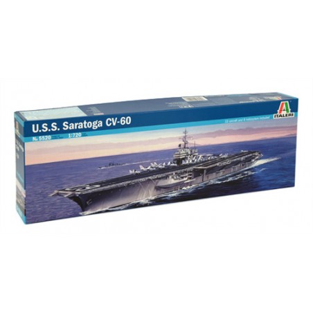 MODELO 1:720 USS SARATOGA CV-60