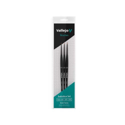 PINCEL SINTETICO DETAIL DEFINITION SET 4/0, 3/0 y 2/0