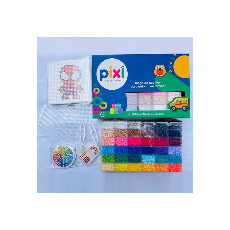 PIXI BEADS KIT DE 36 COLORES 11000 PIEZAS