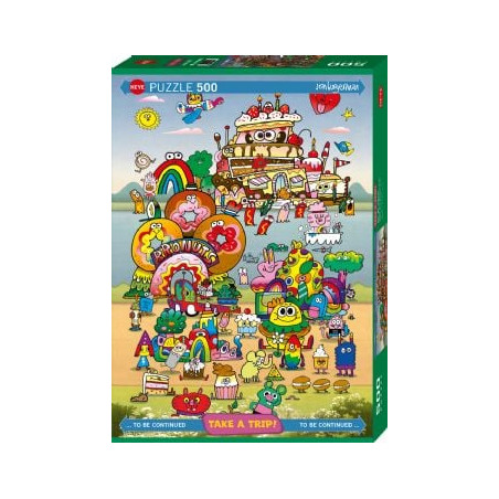 Puzzle 500 pzs. Take a Trip! With Jeremiah Ketner
