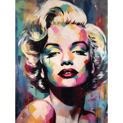 KIT PAINT BY NUMBERS MARILYN III 50x65