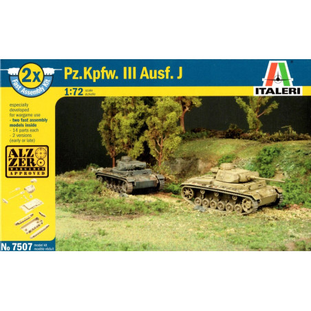 MODELO 1:72 PZ. KPFW. III J ( 2 x FAST ASS.)