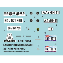 MODELO 1:24 LAMBORGHINI COUNTACH 25th Anniversary