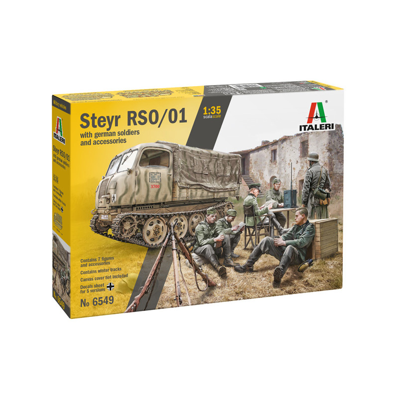 MODELO 1:35 STEYR RSO/01 with GERMAN SOLDIERS