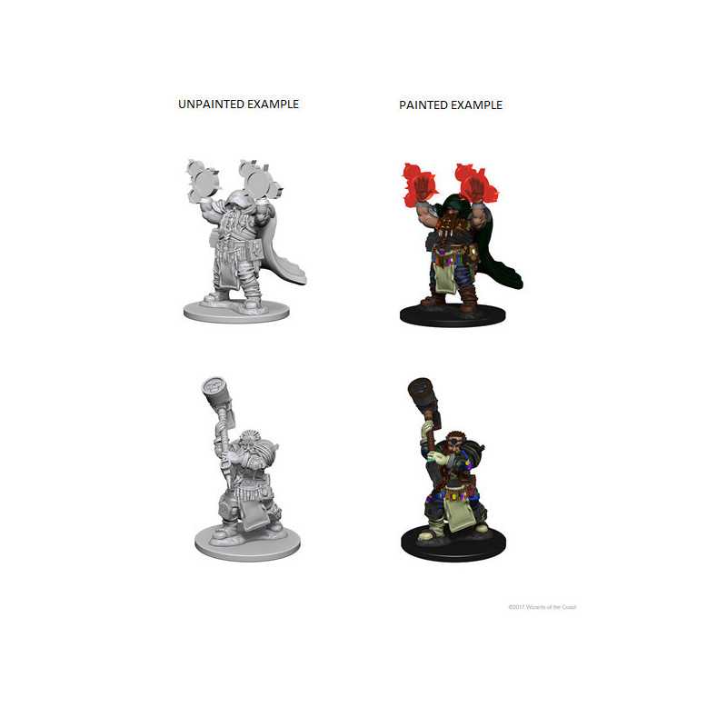 MINIATURAS D&D: DWARF MALE CLERIC