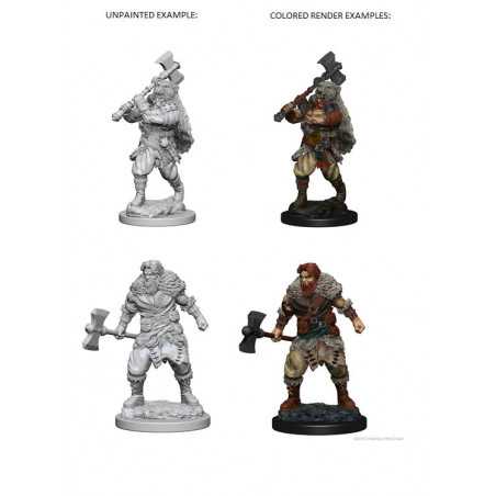 MINIATURAS D&D: HUMAN MALE BARBARIAN