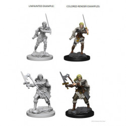 MINIATURAS D&D: HUMAN FEMALE BARBARIAN