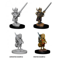 MINIATURAS D&D: MALE HALFLING FIGTHER