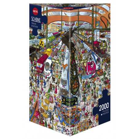 Puzzle 2000 pzs. SCHONE, Train Station
