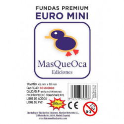 FUNDA MQO MINI EURO AZUL 45X68 50UNDS