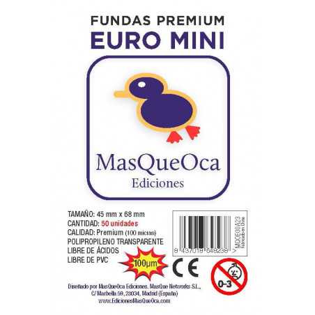 FUNDA MQO MINI EURO AZUL 45X68 50UNDS