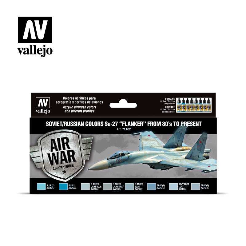 MODEL AIR SET: SOVIET/RUSSIAN AF SU-27 FLANKER (8)