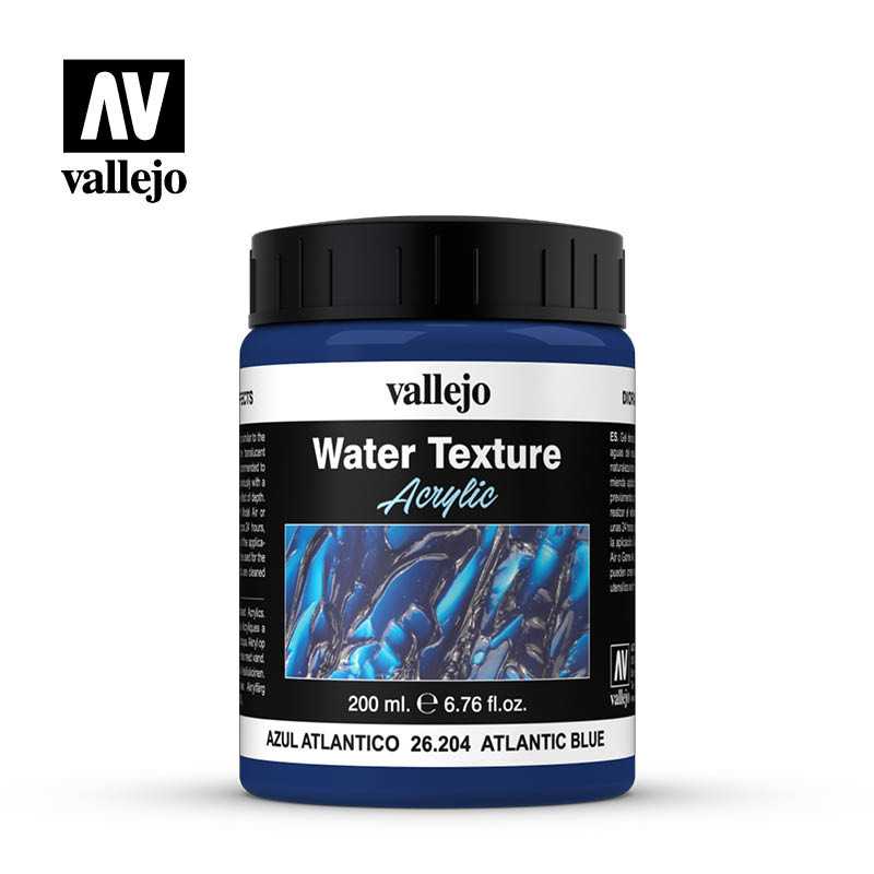 DE Texturas de agua 200ml, Azul Atlántico