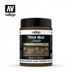 DE Texturas de barro 200ml, Barro europeo denso