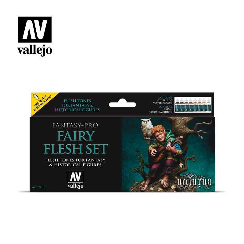 FANTASY-PRO FAIRY FLESH SET 8x17ml.
