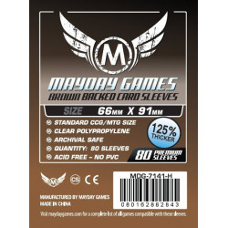 FUNDA MTG MARRON_66 X 91MM